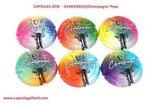Série de 6 Capsules de champagne GENERIQUE ( Champagne Peps)