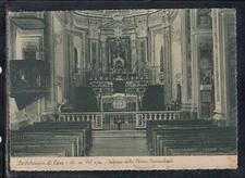 Postcard Castelnuovo di Ceva Interior of the Parish Church AD1073