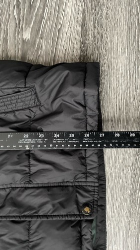 Tommy Hilfiger Entendaunen gefütterte Jacke schwarz durchgehender Reißverschluss Herren - Small - Bild 5 von 5