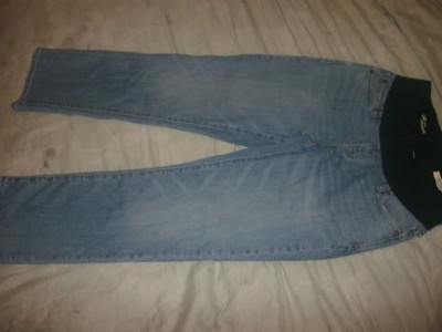 NWOT Womens Gap 1969 Maternity Demi Med Wash Crop Kick