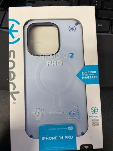 Speck Presidio2 Pro Case with MagSafe for Apple iPhone 14 Pro - Tear Blue