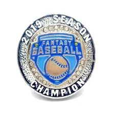 Fantasy Baseball 2019 Season Ring Winner Tournament Gift Souvenir Fan Rings