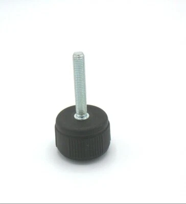 1 Stellschraube/Handrad mit Gewindebolzen, Schwarz. Kunststoff/Stahl - Bild 1 von 2