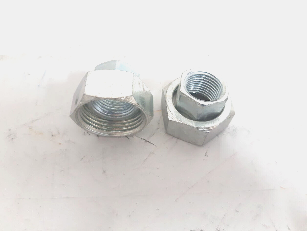 COPPIA BOCCHETTONI PER CIRCOLATORE 1" X 1/2" ZINCATI