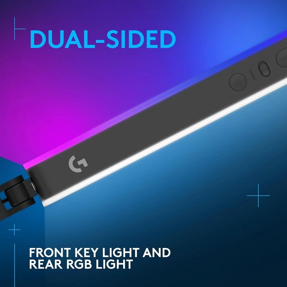 Logitech G Litra Beam LX Doble Cara RGB Transmisión Llave Luz Tecnología TrueSoft Foto 4 de 4