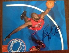 Reggie Evans Hand Signed 8x10 Photo Toronto Raptors