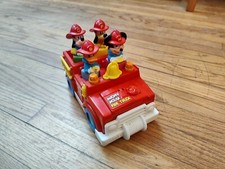 Vintage Disney Mattel Mickey Mouse  Friends Fire Truck Shape Sorter Complete