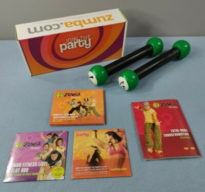 ZUMBA FITNESS JOIN THE PARTY TOTAL BODY TRANSFORMATION DVD'S