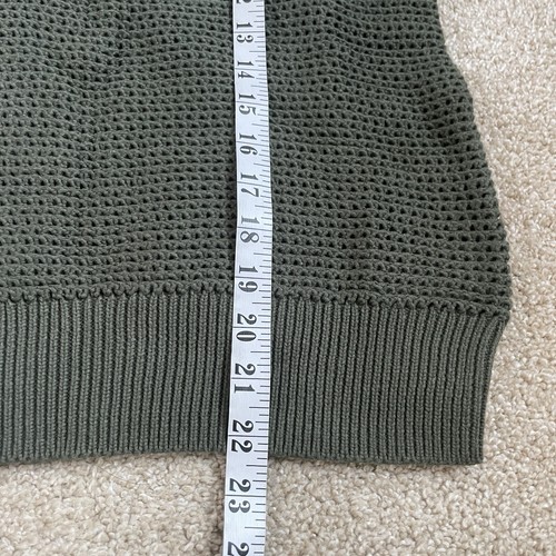 NEU Gap Häkelpullover tiefolivgrün offen Strick Damen Größe Small Tall ST - Bild 7 von 8