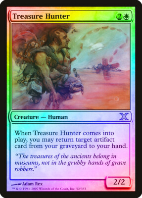 Treasure Hunter FOIL 10th Edition PLD White Uncommon MAGIC MTG CARD  ABUGames | eBay