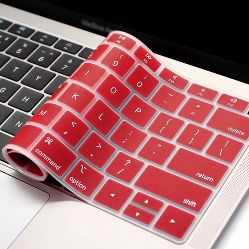 EU US English Keyboard Skin for Macbook Pro 13 15 2018 2019 Keyboard Cover A1989 - Afbeelding 4 van 25