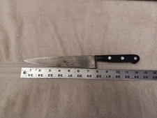 Vintage Sabatier Elephant Rowoco France Carbon Steel 7” Four Star Slicing Knife 