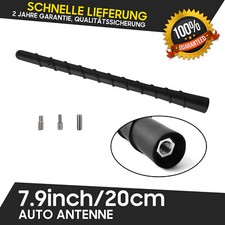 Auto Antenne 20cm Stabantenne Dachantenne Schwarz Für VW Audi BMW Skoda Ford NEU