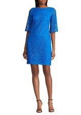 NEW! Lauren Ralph Lauren Women's 8 Lace Sheath Dress NWT $155