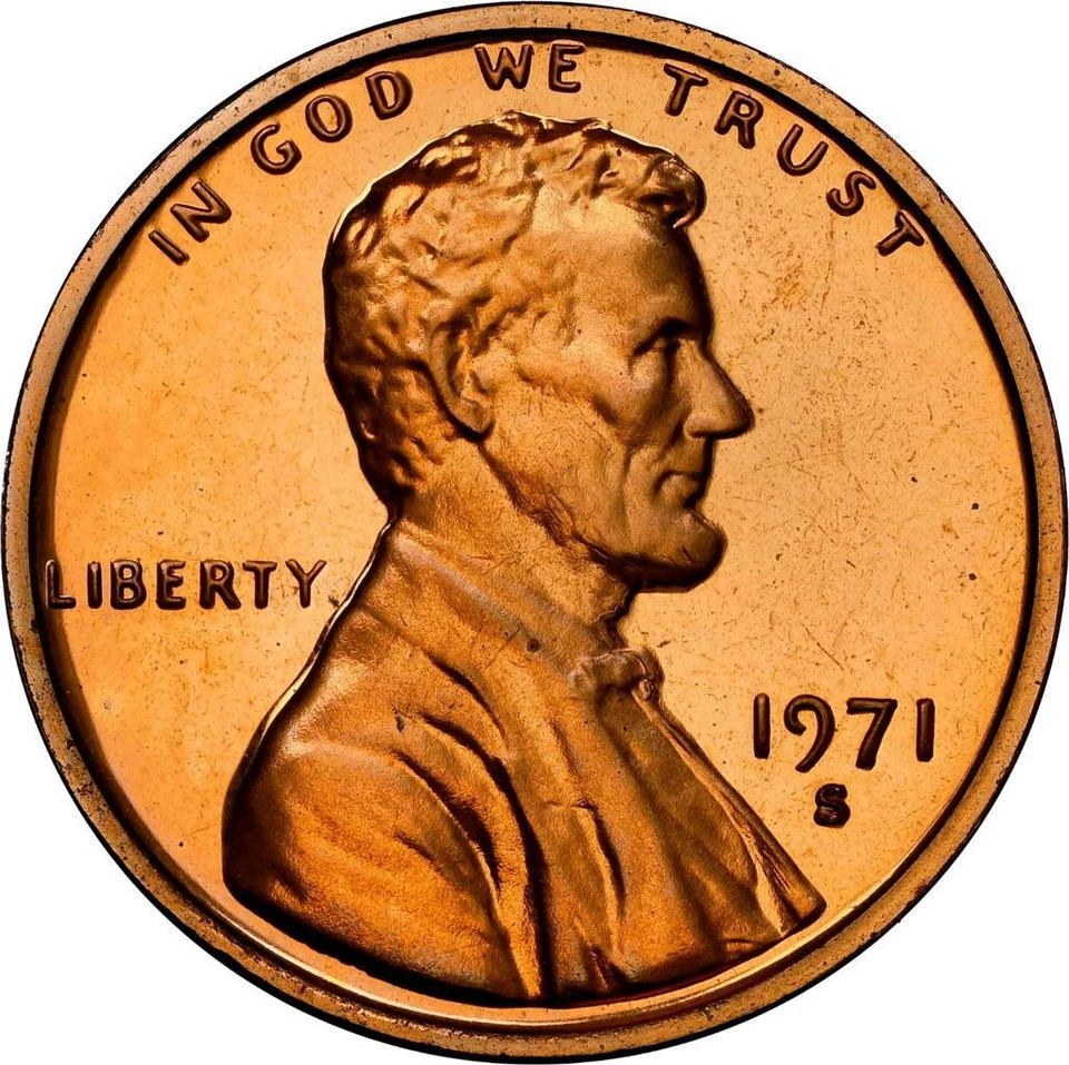1971 S LINCOLN CENT PROOF 1C PF67 RD ULTRA CAMEO NGC PR67 DCAM UCAM SKU 3081 - Image 4 of 4