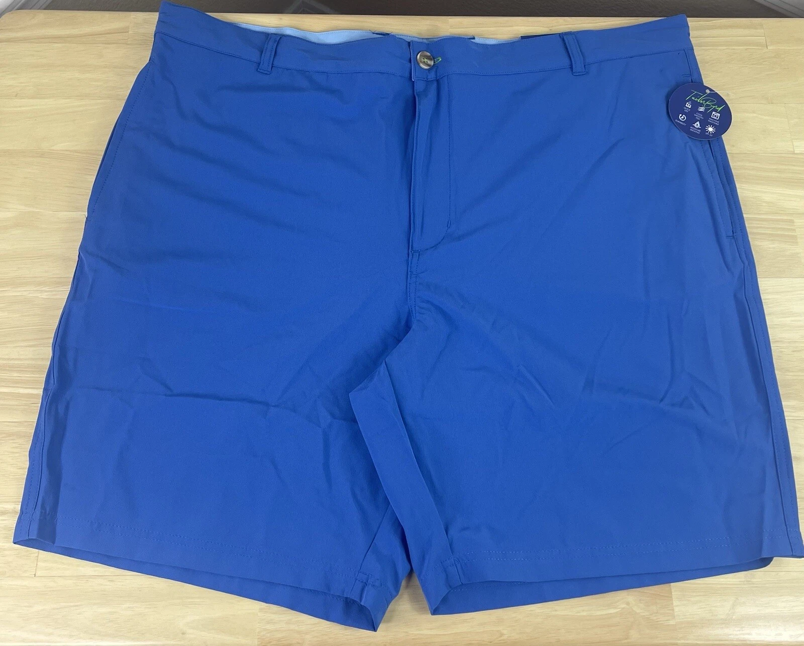 TailorBryd Performance UPF 30 Royal Blue Golf Shorts - Men’s Size 40 - NWT