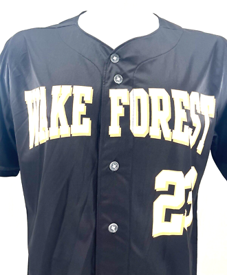 NEW Wake Forest Demon Deacons Champion Hartle Black Baseball