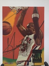 Grant Hill 1995-96 NBA Hoops Commemorative Gold Signature RC NNO Pistons