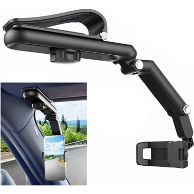 360° Car Phone Holder Rotatable And Retractable Multifunctional Mount Universal