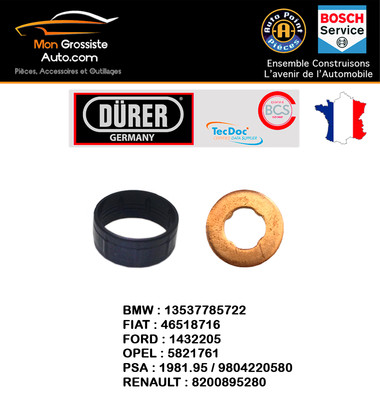 Satz Montage Von Dichtung Injektor 1,6 HDI Citroen Peugeot Alpha Romeo BMW