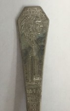 Black Partridge A Century Of Progress Vintage Souvenir Spoon US Collectible