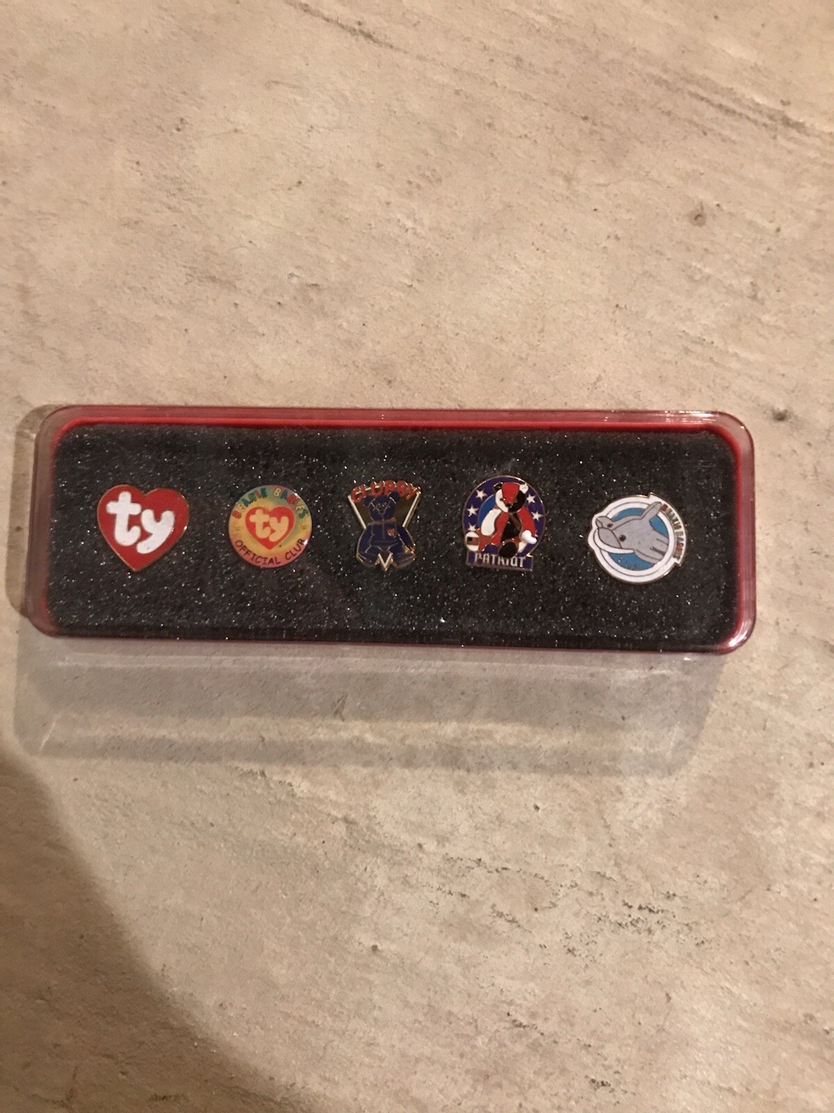 beanie baby collector pin set-image