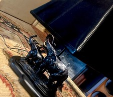 🎆Vintage luxury Decorative Elephant Lamp with Black Shade 🎆