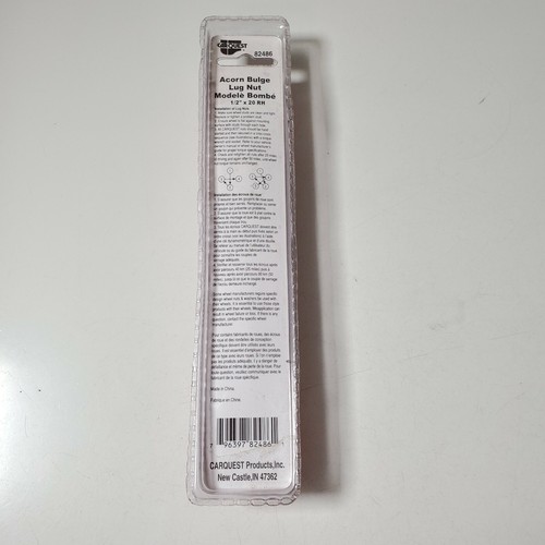 4-Pack CarQuest 82486 Lug Nuts .5" X 20 RH - Picture 5 of 5