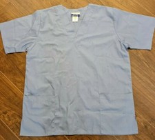 AMS SCRUB UNIFORM SHIRT UNISEX Blue, Small