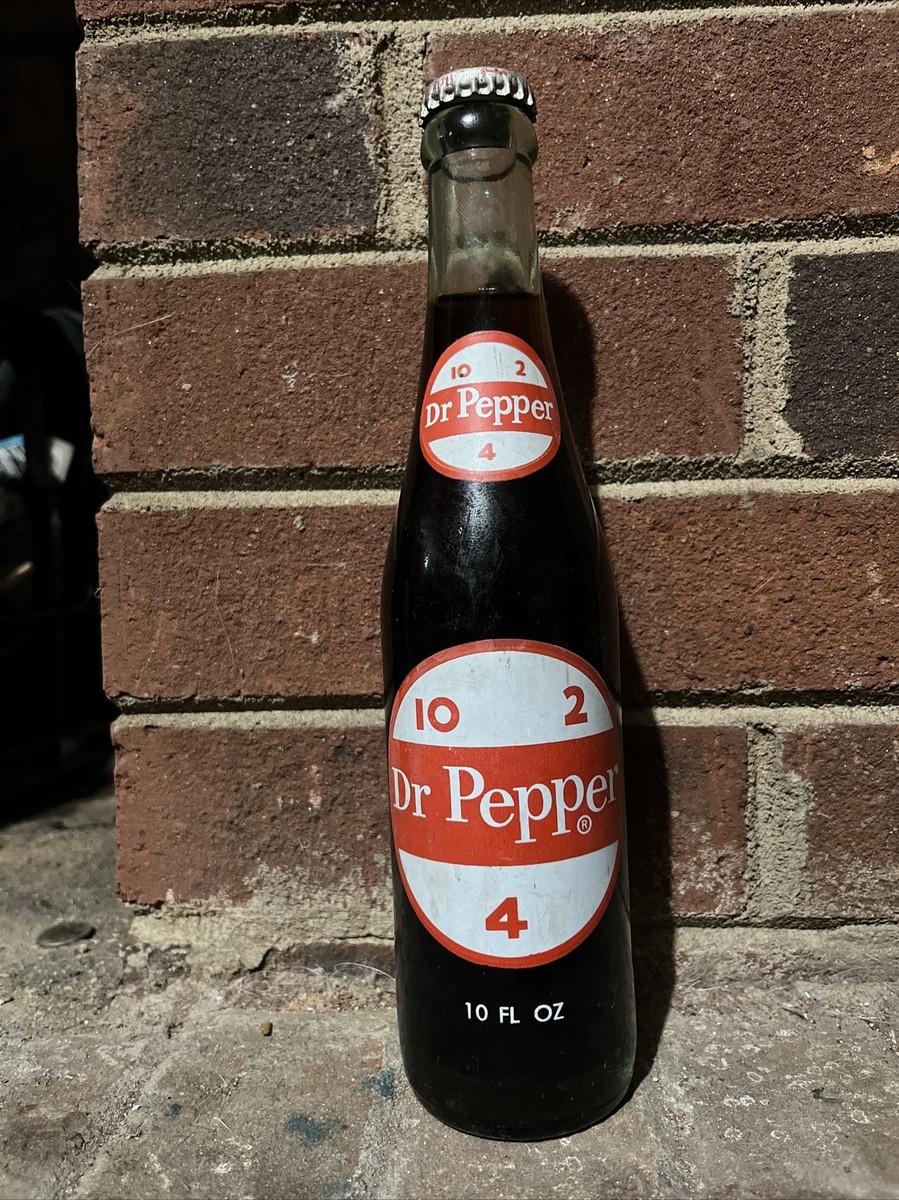 1960アメリカ Dr Pepper 木製飲料箱 4区画付き Full 10 Oz. 1960's 10 2 4 Dr Pepper Soda Bottle | eBay