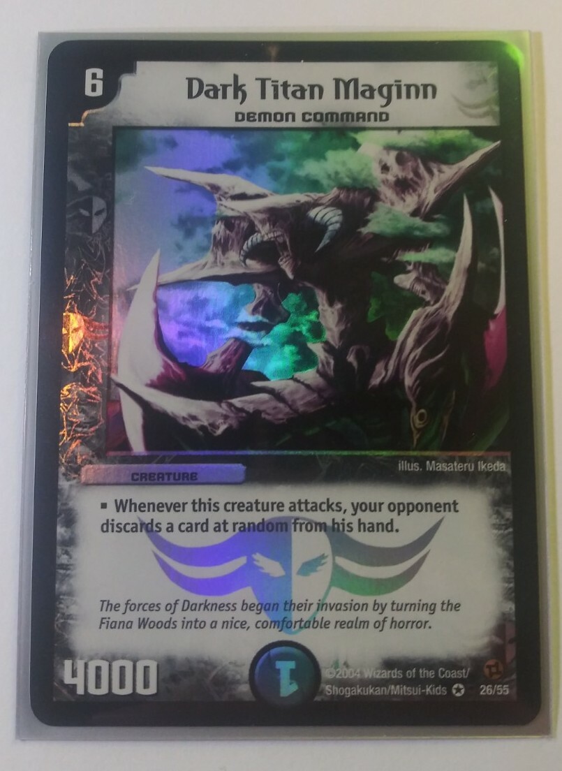 Duel Masters Dark Titan Maginn Holo 26/55 | eBay