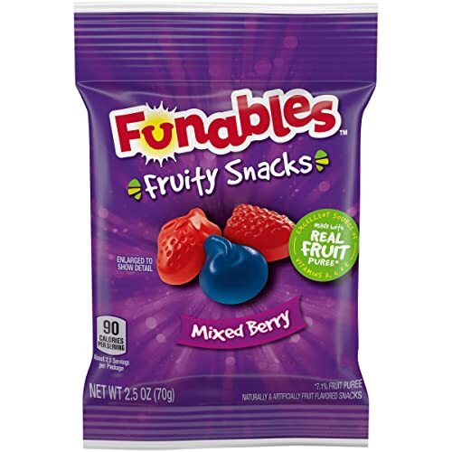 Funables Fruit Snacks Mixed Berry 2.5 ounce Pouches Pack of 48 - Picture 1 of 3