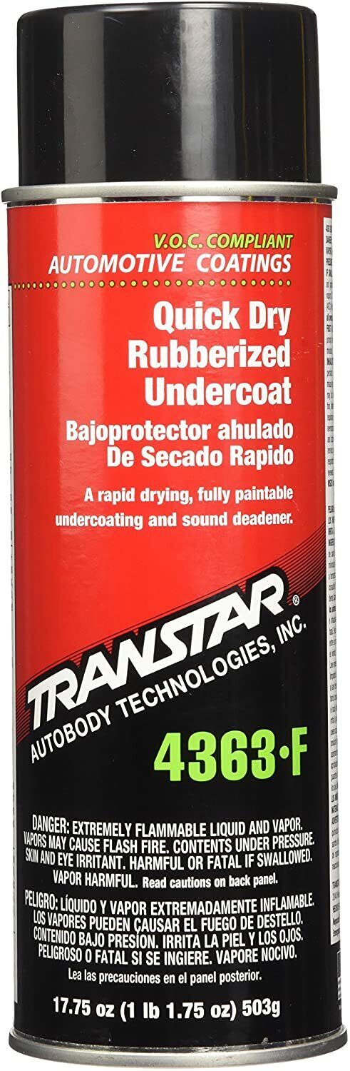 Transtar 4363-F Quick Dry Rubberized Undercoating 17.75 oz Aerosol FREE SHIP!