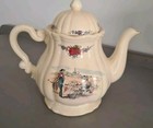 Vintage French Sarreguemines Obernai Tea Pot