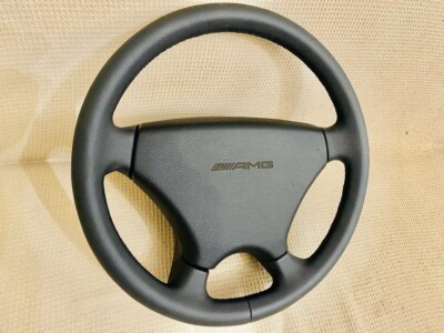 AMG Mercedes Steering Wheel W202 New Black Leather W210 W140 R129