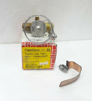 Danfoss Therm. Expansion Valve 068Z3403 Tes 2 R404A/R507 Q-71322 Ps 34 Bar 