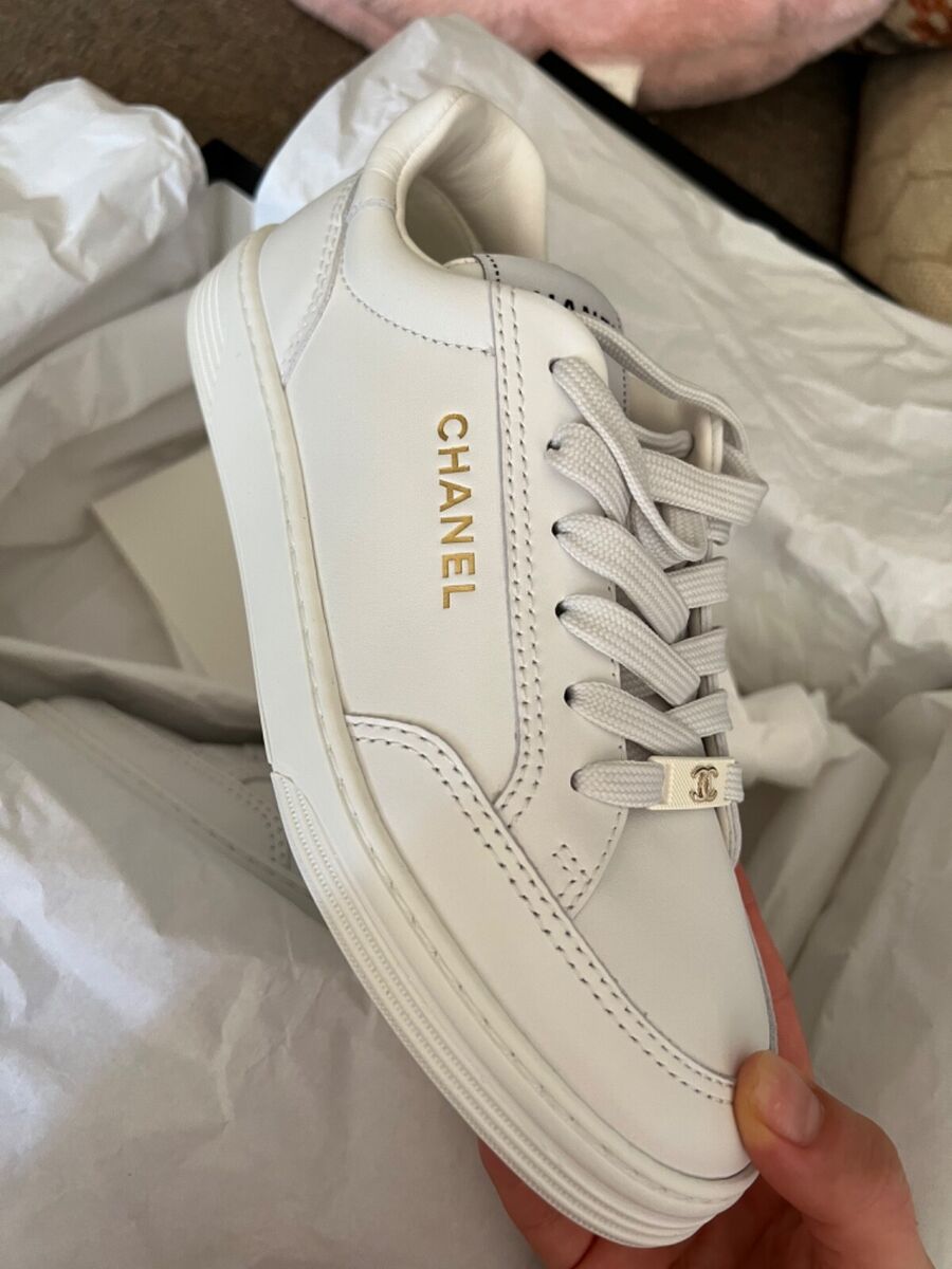 Chanel sneakers white leather | eBay Chanel sneakers white leather | eBay