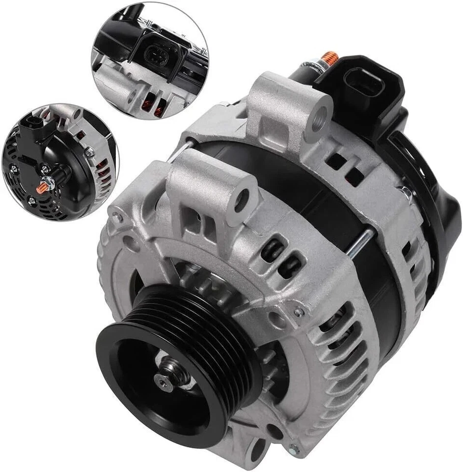 Alternador de alta saída para 2006 2007 2008 2009 Chevrolet Impala SS Sedan 5.3L V8 - Imagem 2 de 4