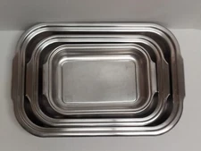 Farberware Stainless Steel Oven Roasting Pan YOUR CHOICE Small, Medium, or Large