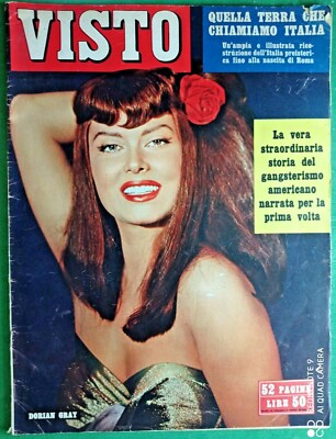 DORIAN GRAY -VISTO Rivista Di Attualita' N.9 del 1958 -RIF.7589