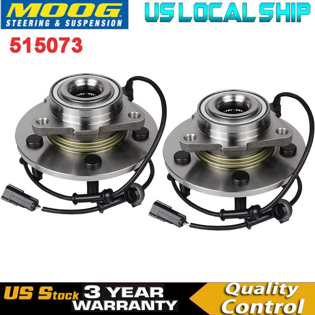 MOOG (2) Front Wheel Bearing Hub for 2002 2003 2004 2005 Dodge Ram 1500