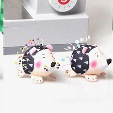 Hedgehog Patchwork Pin Pals - 2PCS Cute DIY Sewing Cushions