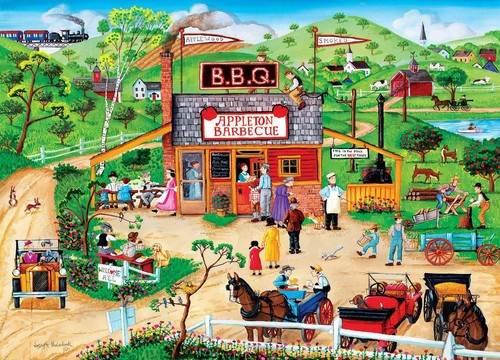 Rompecabezas MasterPieces; barbacoa Appleton de Joe Holodook; 1.000 piezas - Imagen 2 de 2