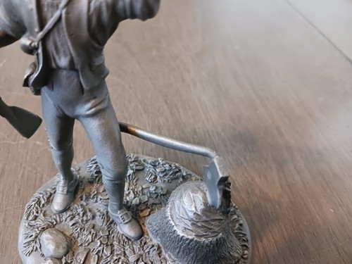 Figura de peltre 1974 Franklin Mint American People Collection "The First Citizen" - Imagen 7 de 10