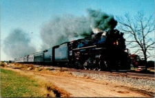 Postcard A 98, Southern Line # 2716 northbound through Alto, GA November 1981