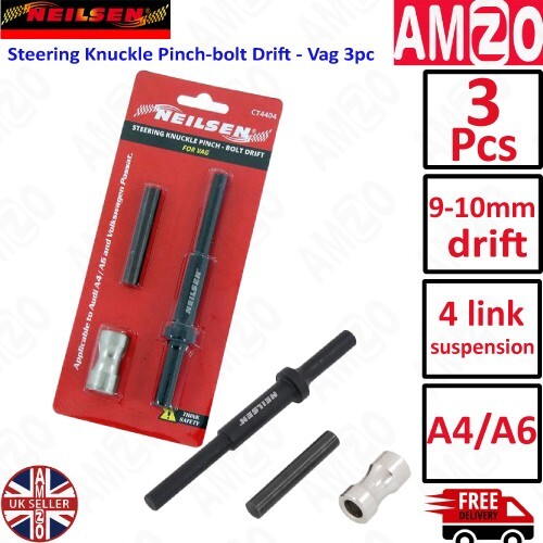 VW Passat & Audi A4 A6 3Pcs Steering Knuckle PinchBolt DriftVag