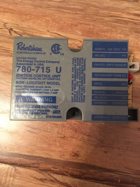 Rheem Ruud Robertshaw 780 715 U SP715 62 21747 02 Furnace Control Board Module EBay