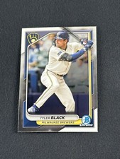 2024 Bowman Chrome TYLER BLACK Rookie RC #63 Milwaukee Brewers