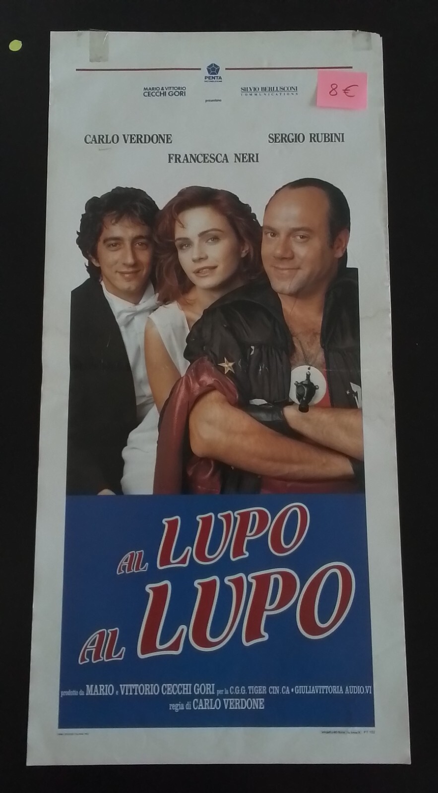 Locandina originale film Al lupo al lupo (1992) - Regia di Carlo Verdone