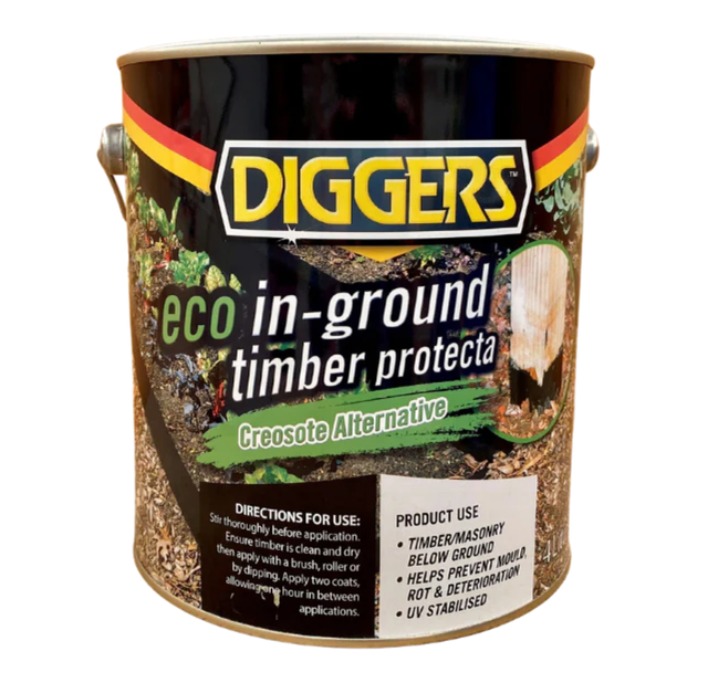 Diggers Eco In ground Timber Protecta 1l Creosote Alternative Black For Sale Online EBay